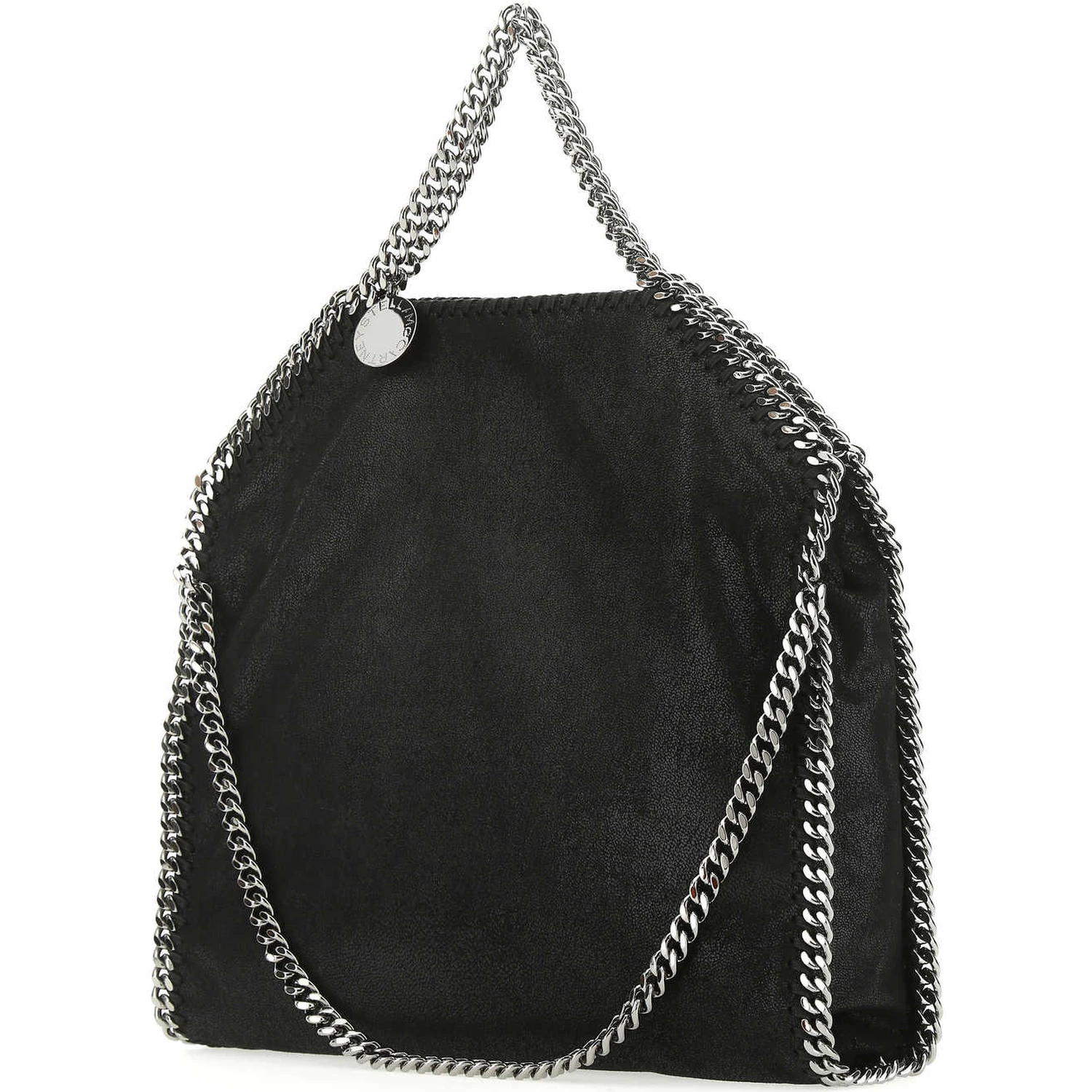 Black shaggy deer medium Falabella handbag