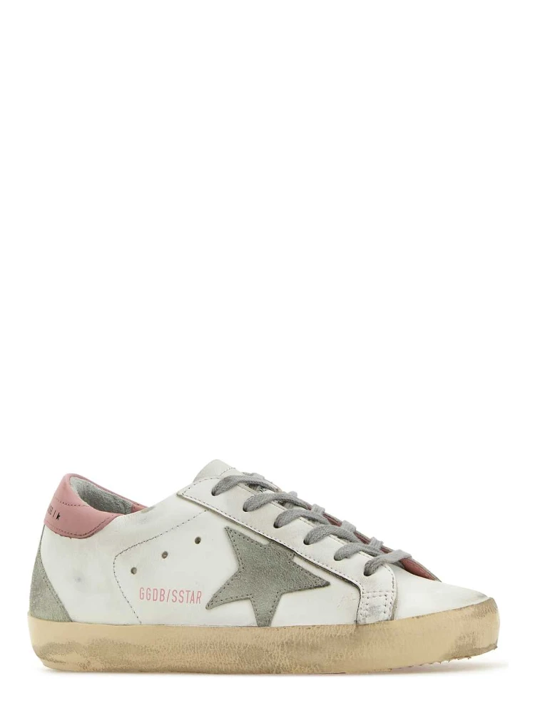 SUPER-STAR LEATHER UPPER AND HEEL SUEDE STAR AND S alternative