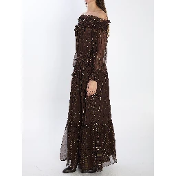 Georgette maxi dress