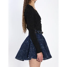 بلوزة محبوكة من الدانتيل