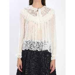 Georgette lace blouse
