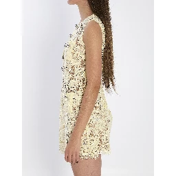 Fine lace mini dress