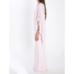 Jersey drape midi dress