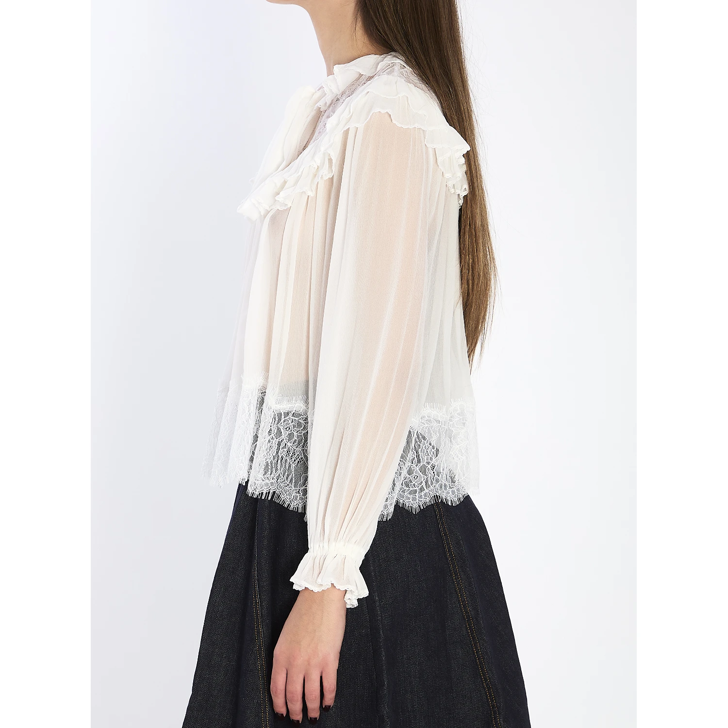 Georgette lace blouse