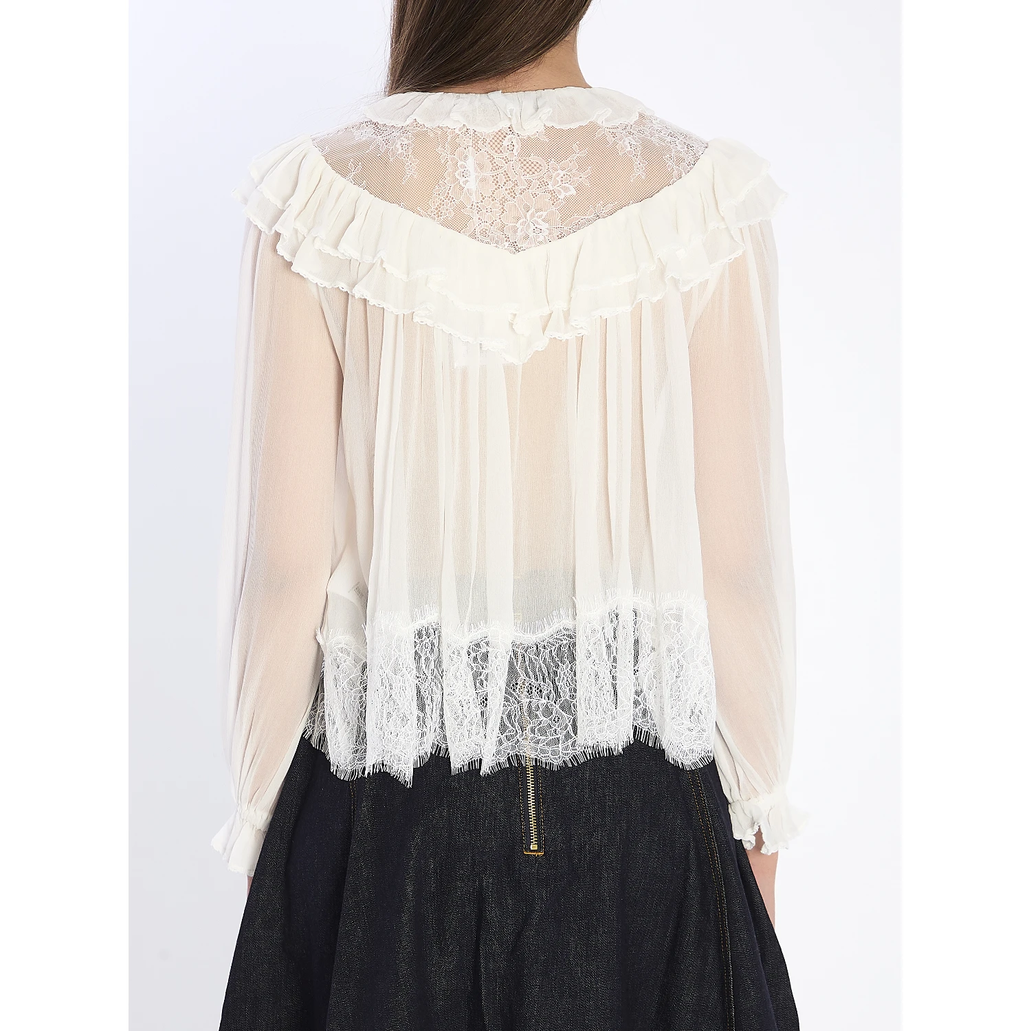 Georgette lace blouse