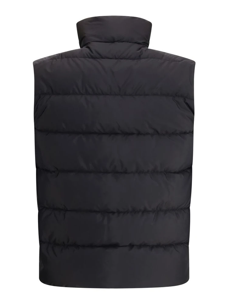 Black Recycled Polyamide Sleveless Jacket alternative