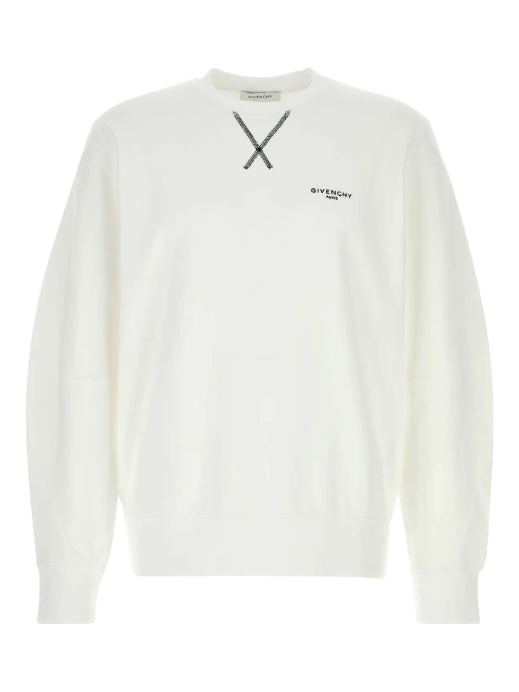 embroidered-logo cotton sweatshirt