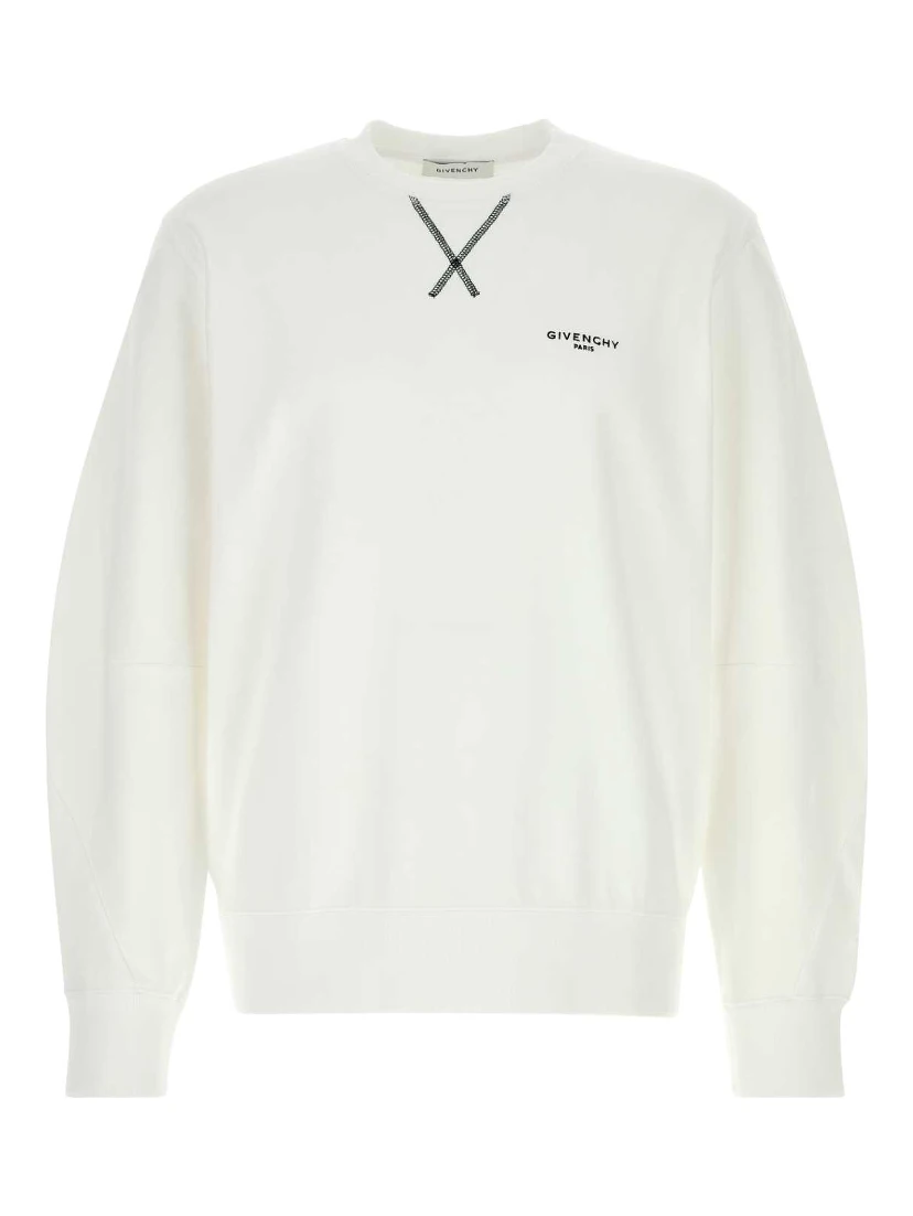 embroidered-logo cotton sweatshirt