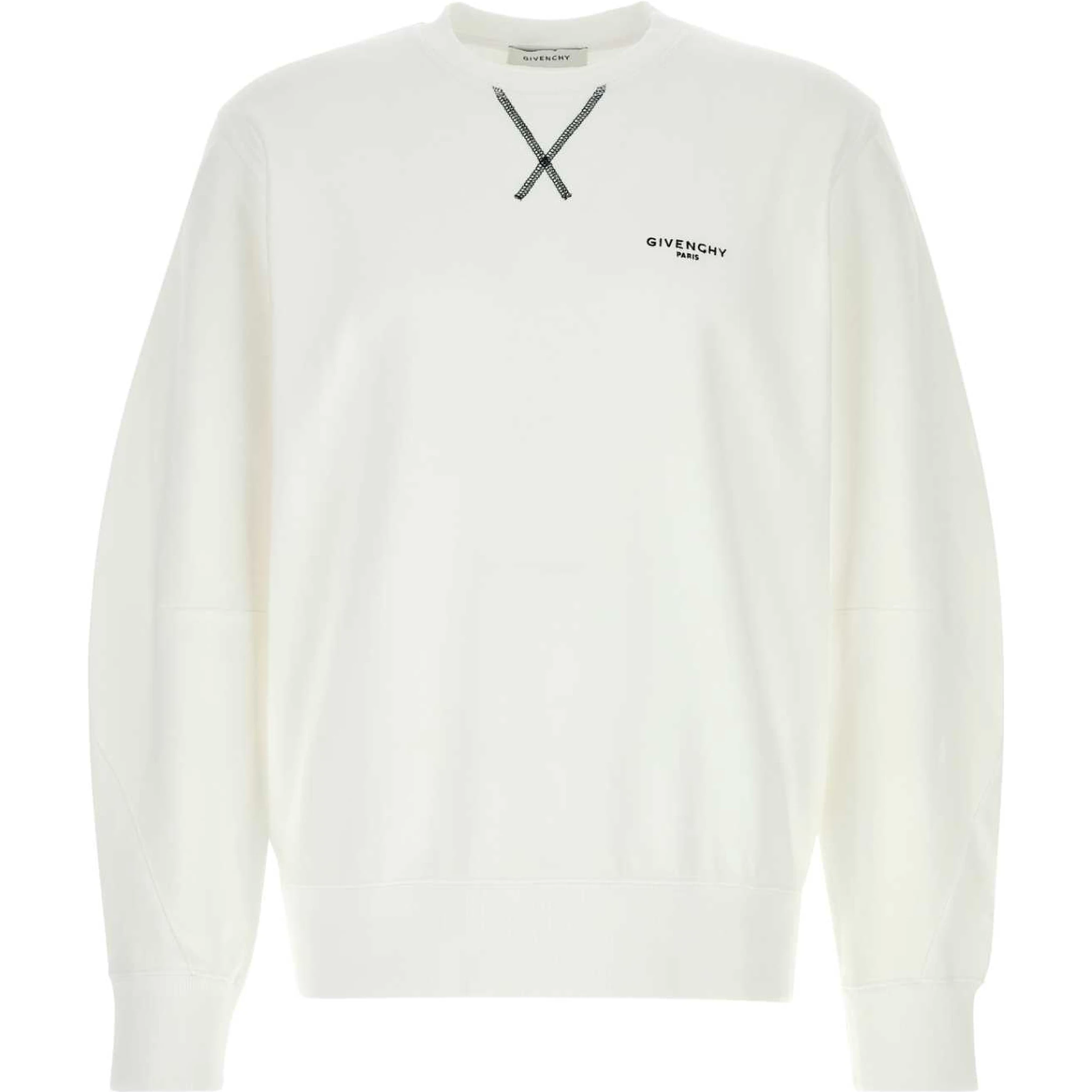 embroidered-logo cotton sweatshirt