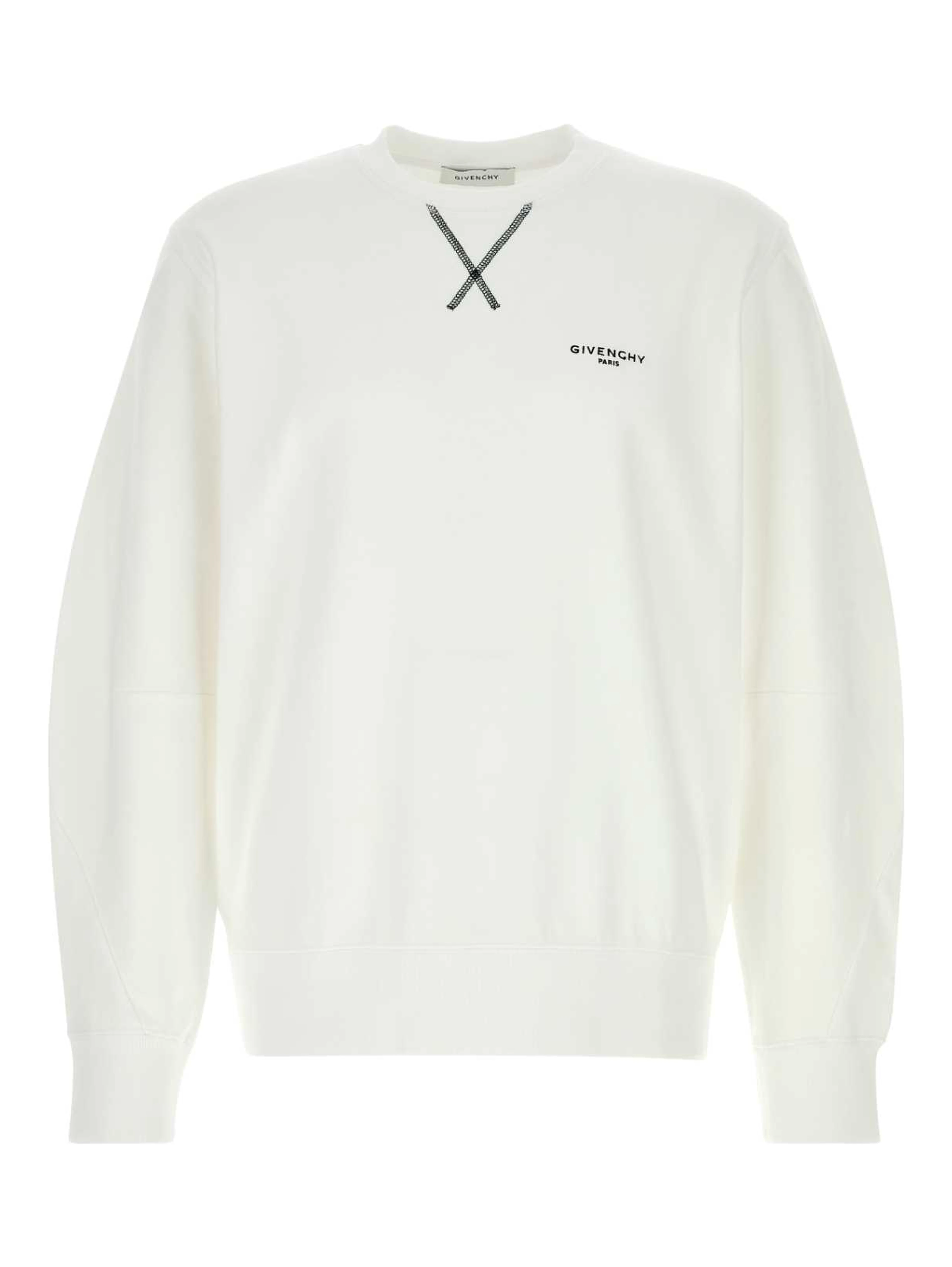 embroidered-logo cotton sweatshirt