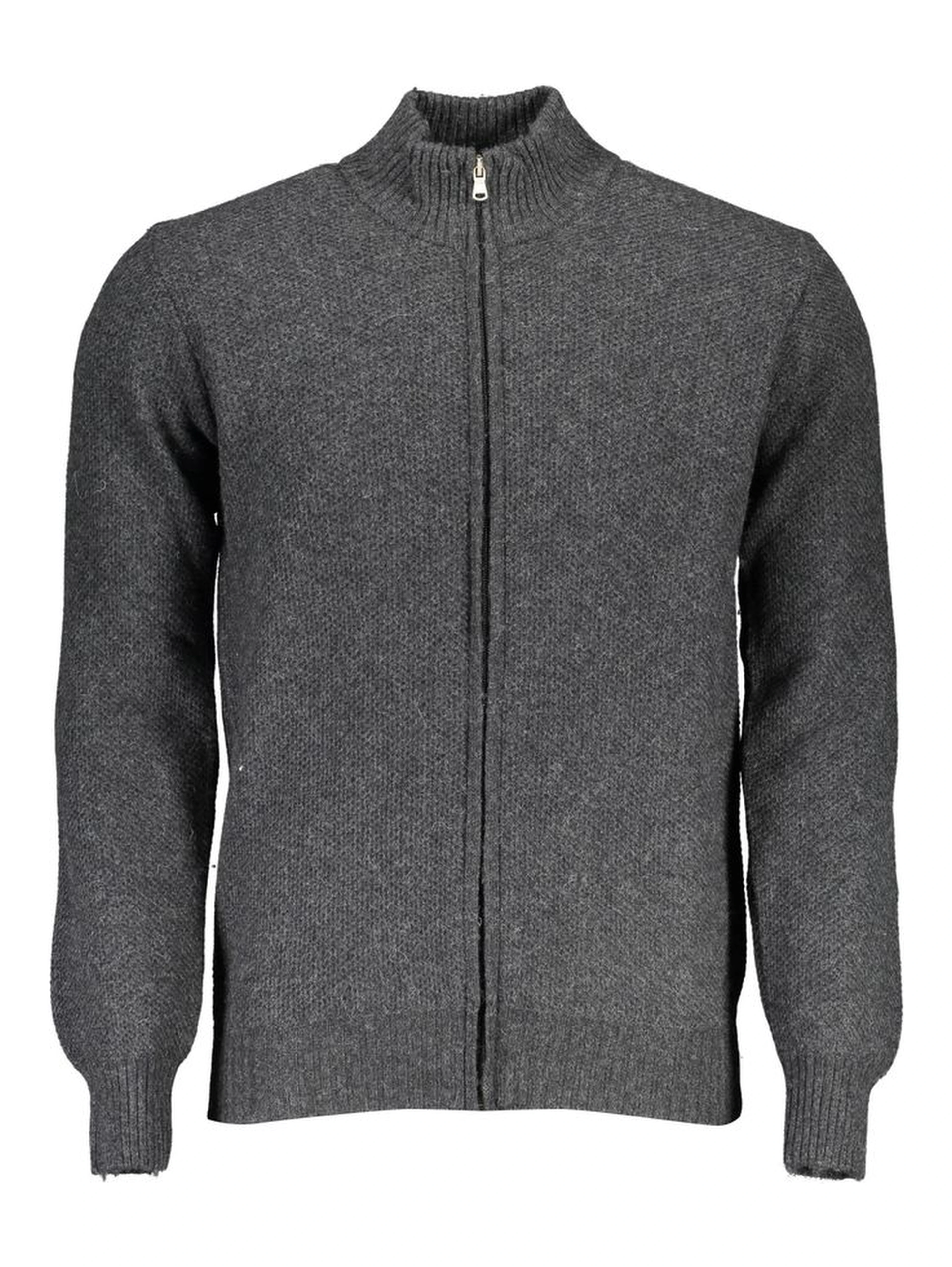 Grigio Wool Men Cardigan
