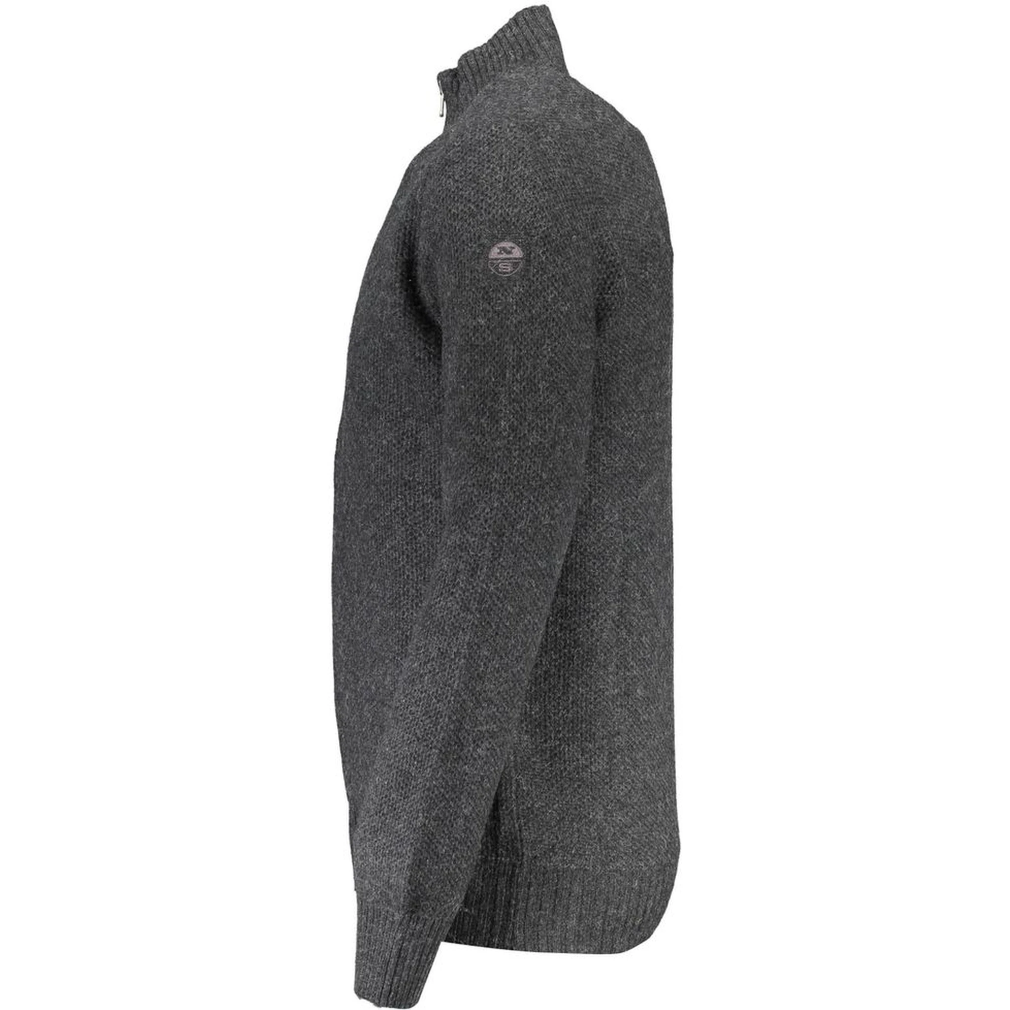 Grigio Wool Men Cardigan