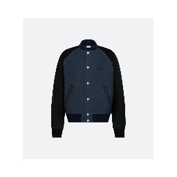 "Dior Ribbon leather bomber jacket