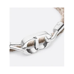 "CD Icon" bracelet in leather