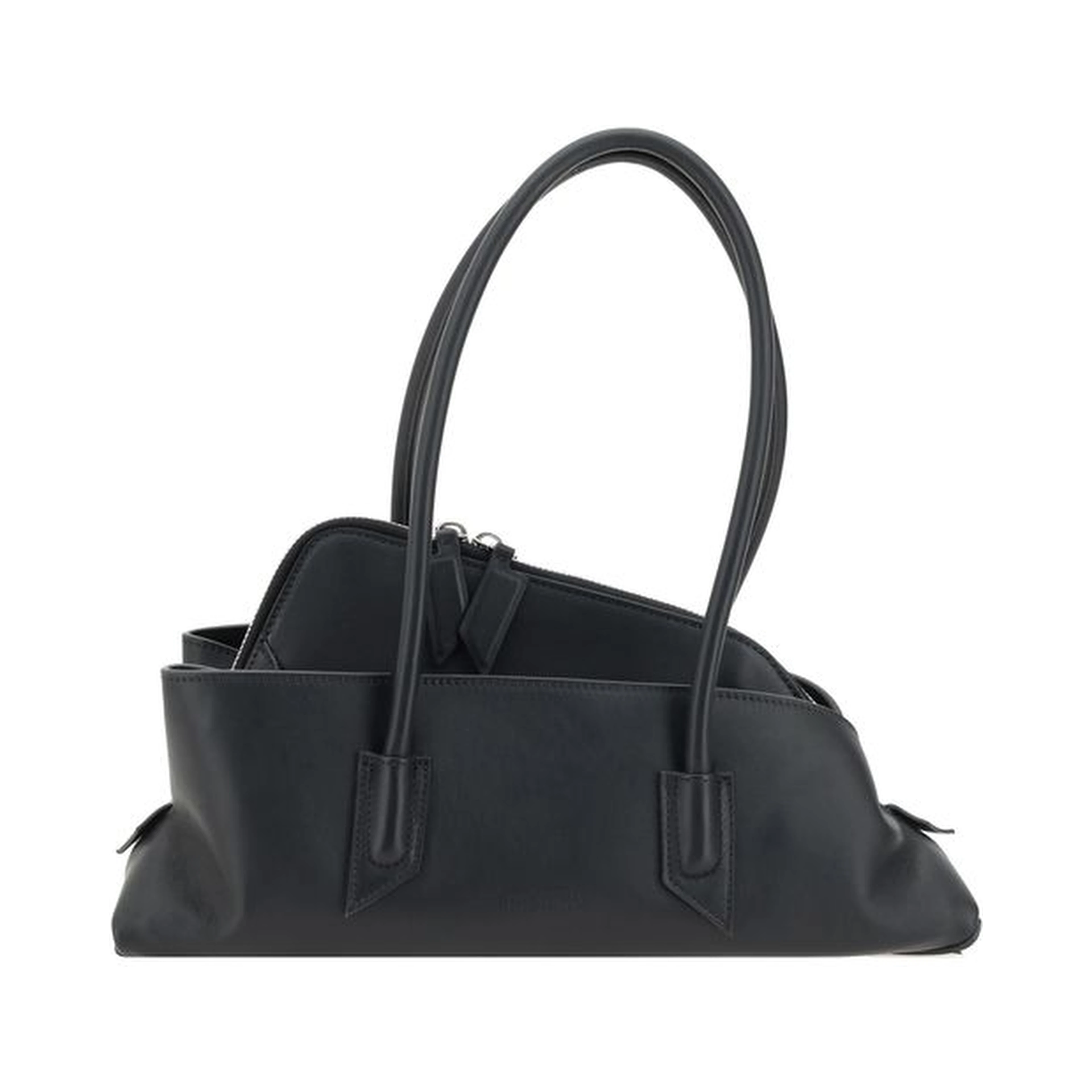 Black Calf Leather Bos Taurus Shoulder Bag