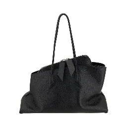 Black Calf Leather Bos Taurus Shoulder Bag