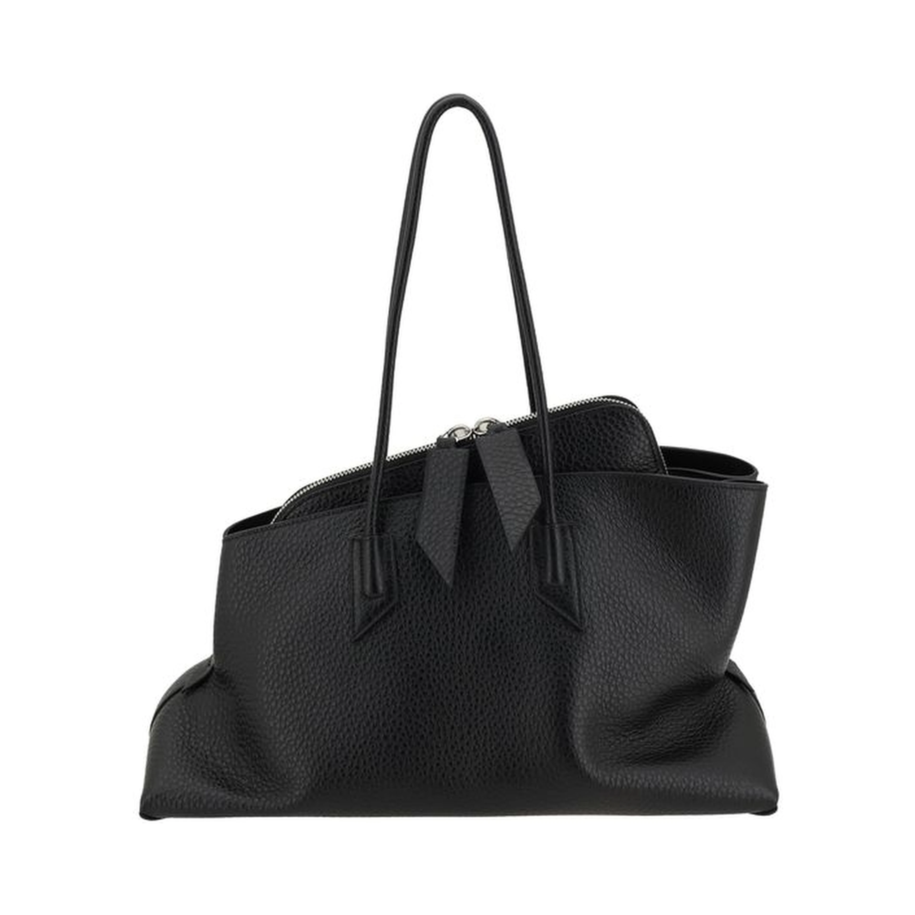 Black Calf Leather Bos Taurus Shoulder Bag