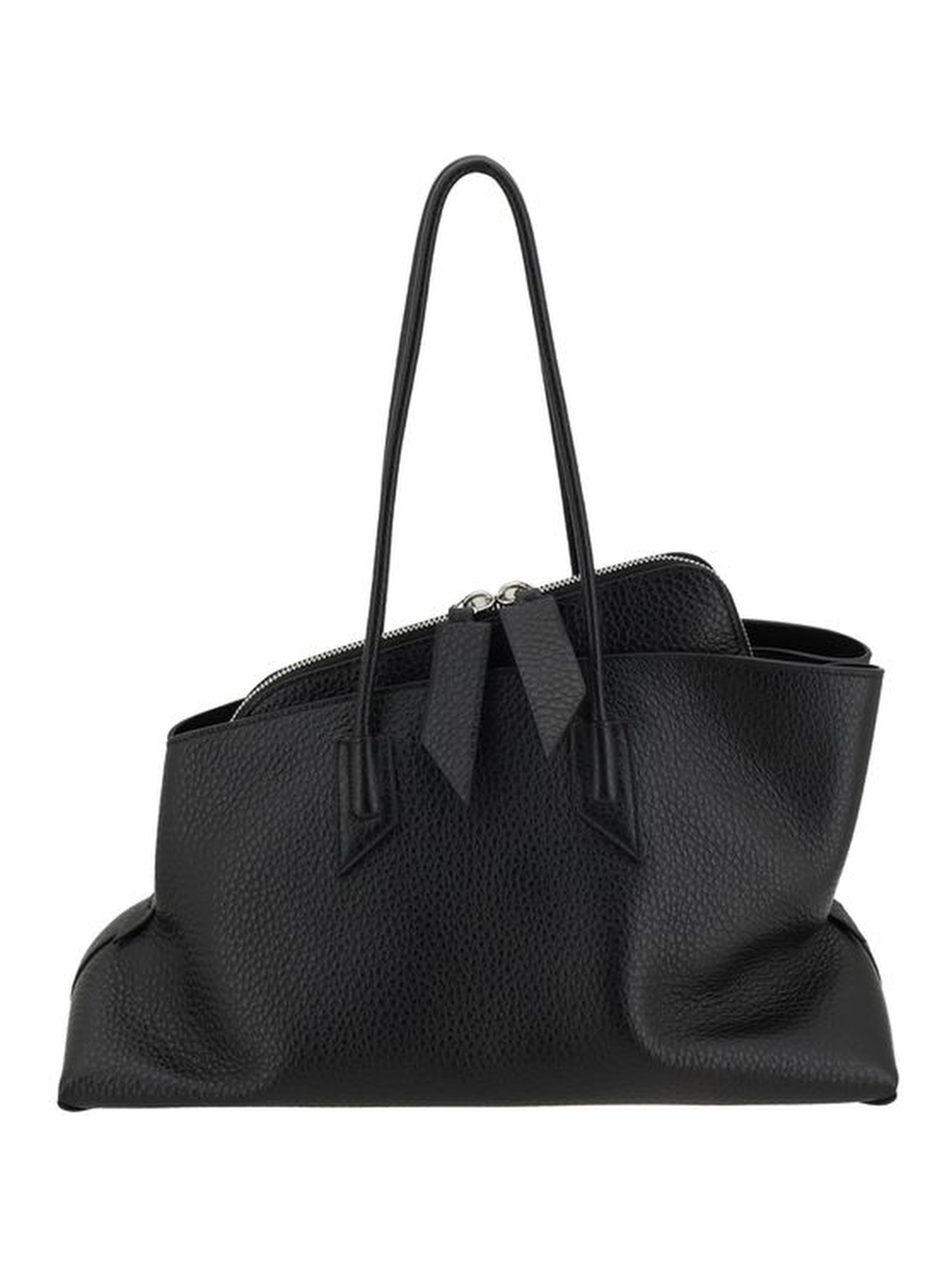 Black Calf Leather Bos Taurus Shoulder Bag