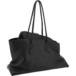 Black Calf Leather Bos Taurus Shoulder Bag