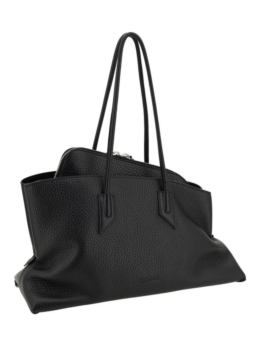 Black Calf Leather Bos Taurus Shoulder Bag