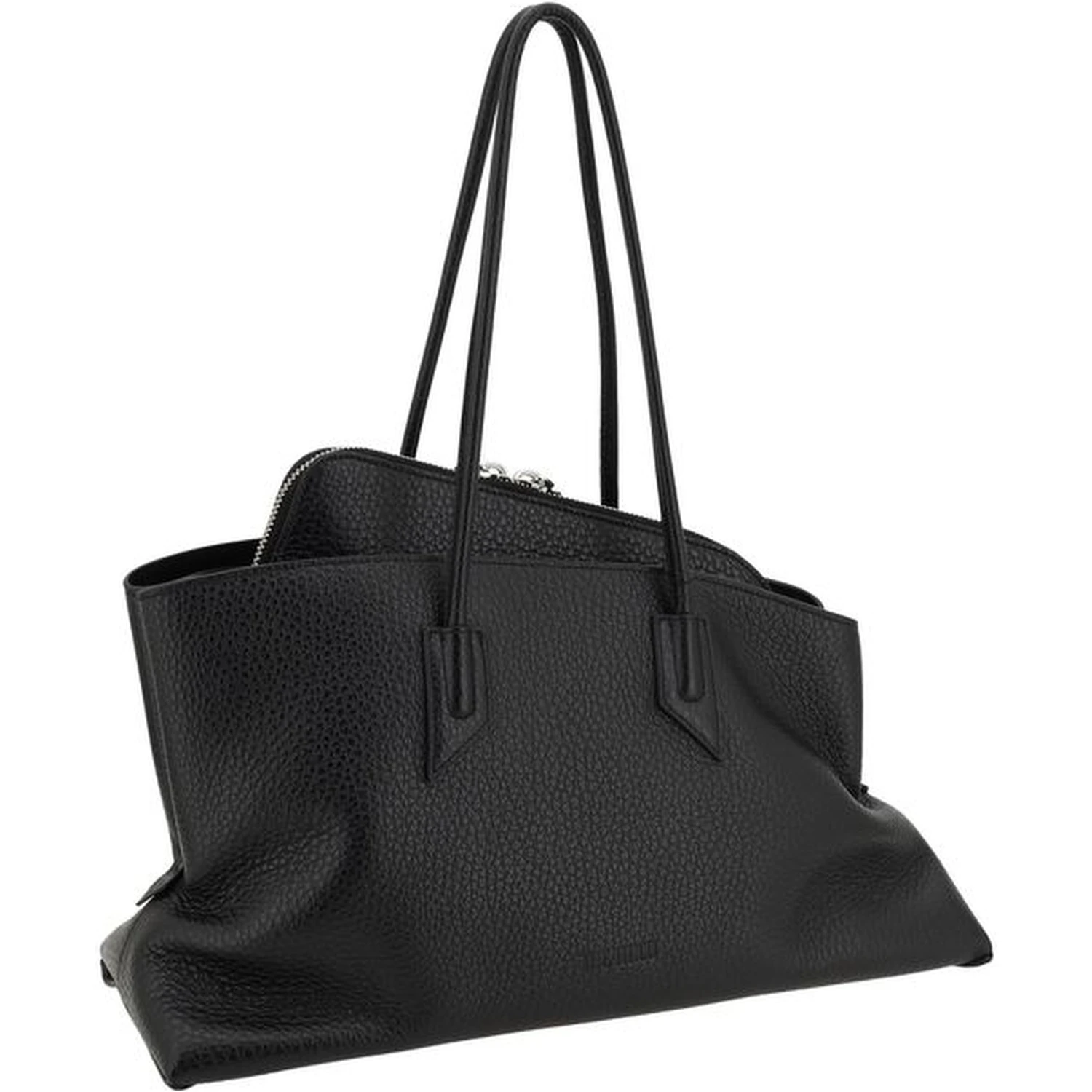 Black Calf Leather Bos Taurus Shoulder Bag