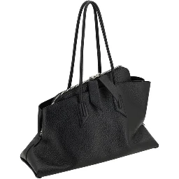 Black Calf Leather Bos Taurus Shoulder Bag
