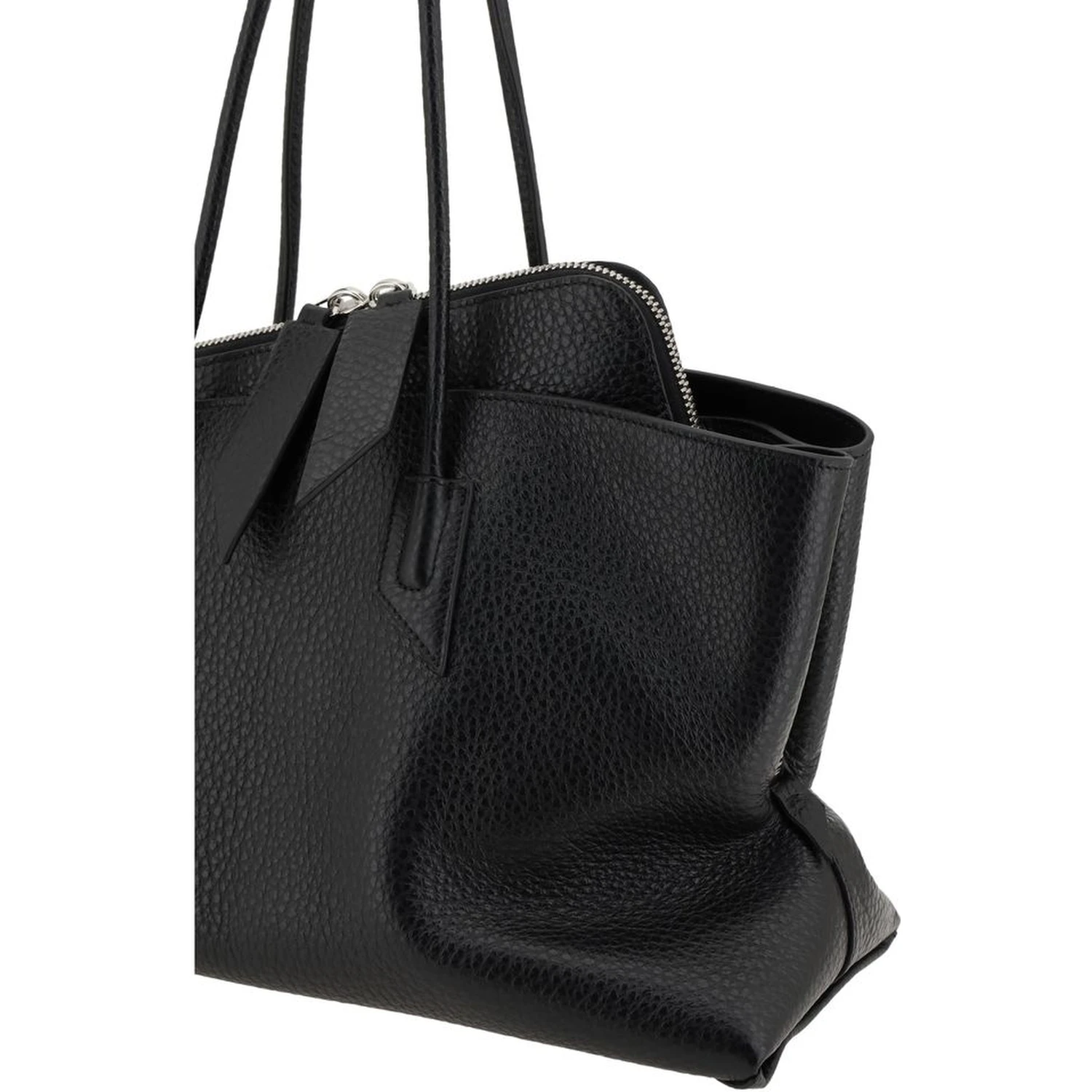 Black Calf Leather Bos Taurus Shoulder Bag