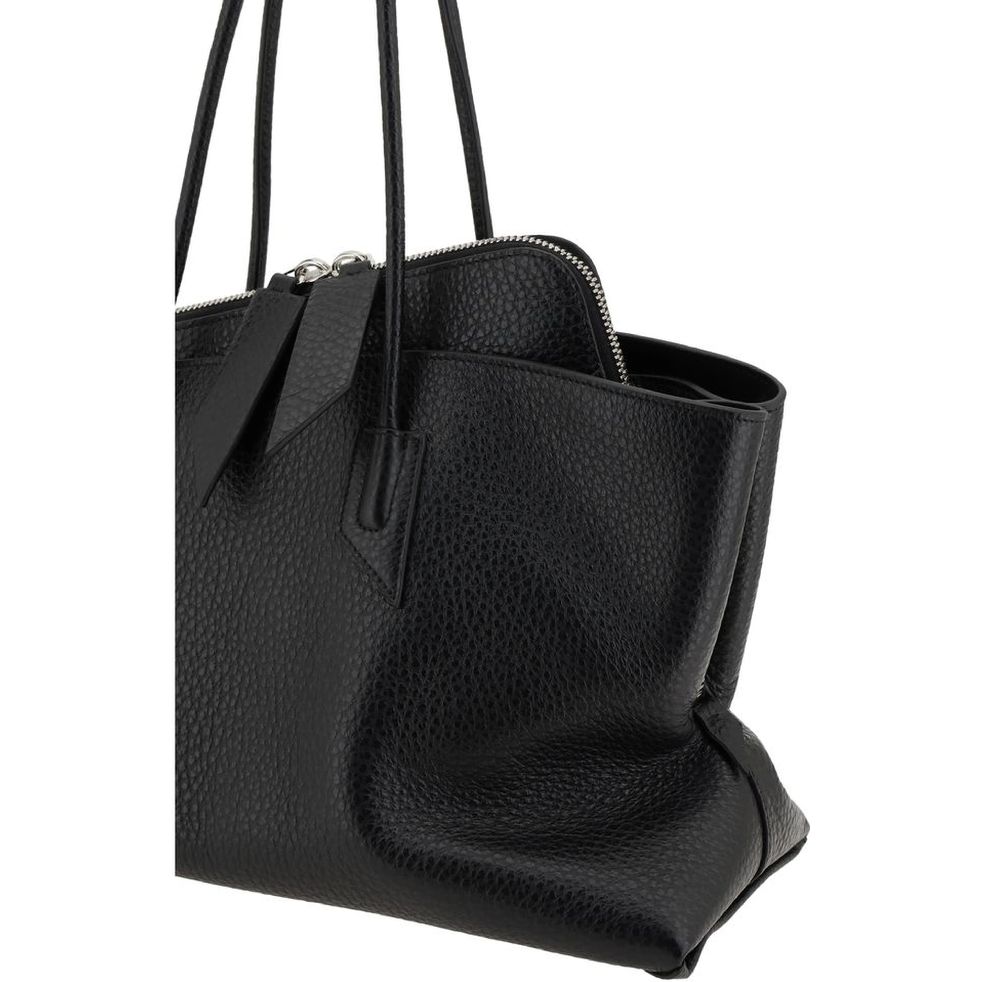Black Calf Leather Bos Taurus Shoulder Bag