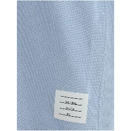 Light Blue Cotton Polo Shirt