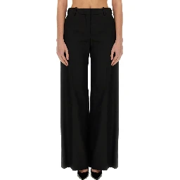 WIDE GABARDINE PANTS