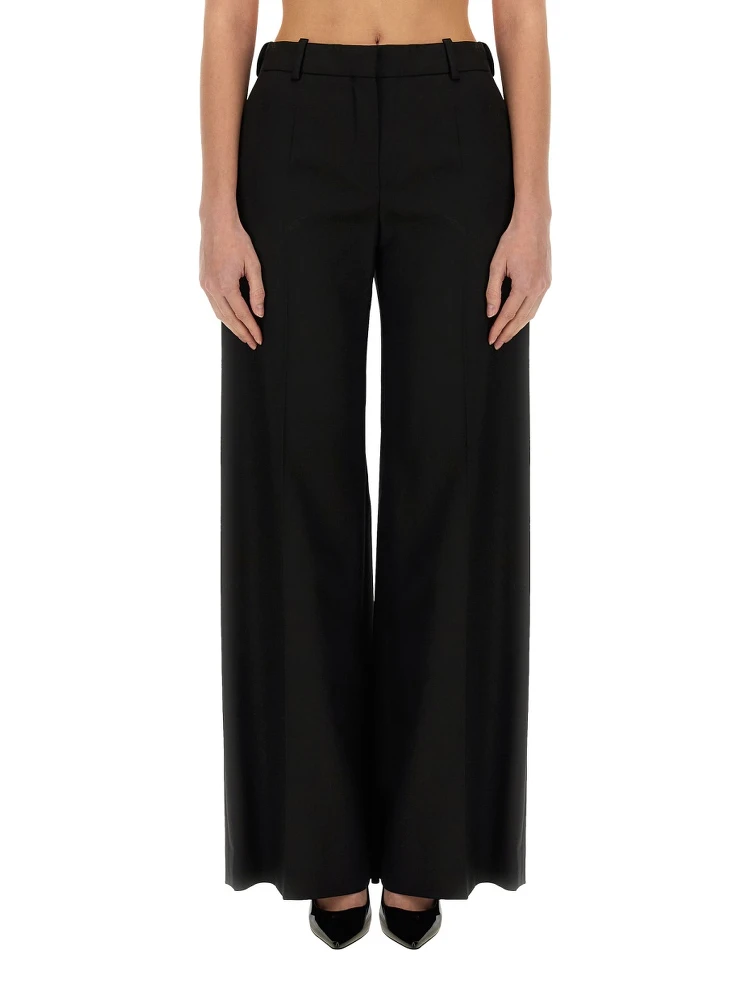 WIDE GABARDINE PANTS