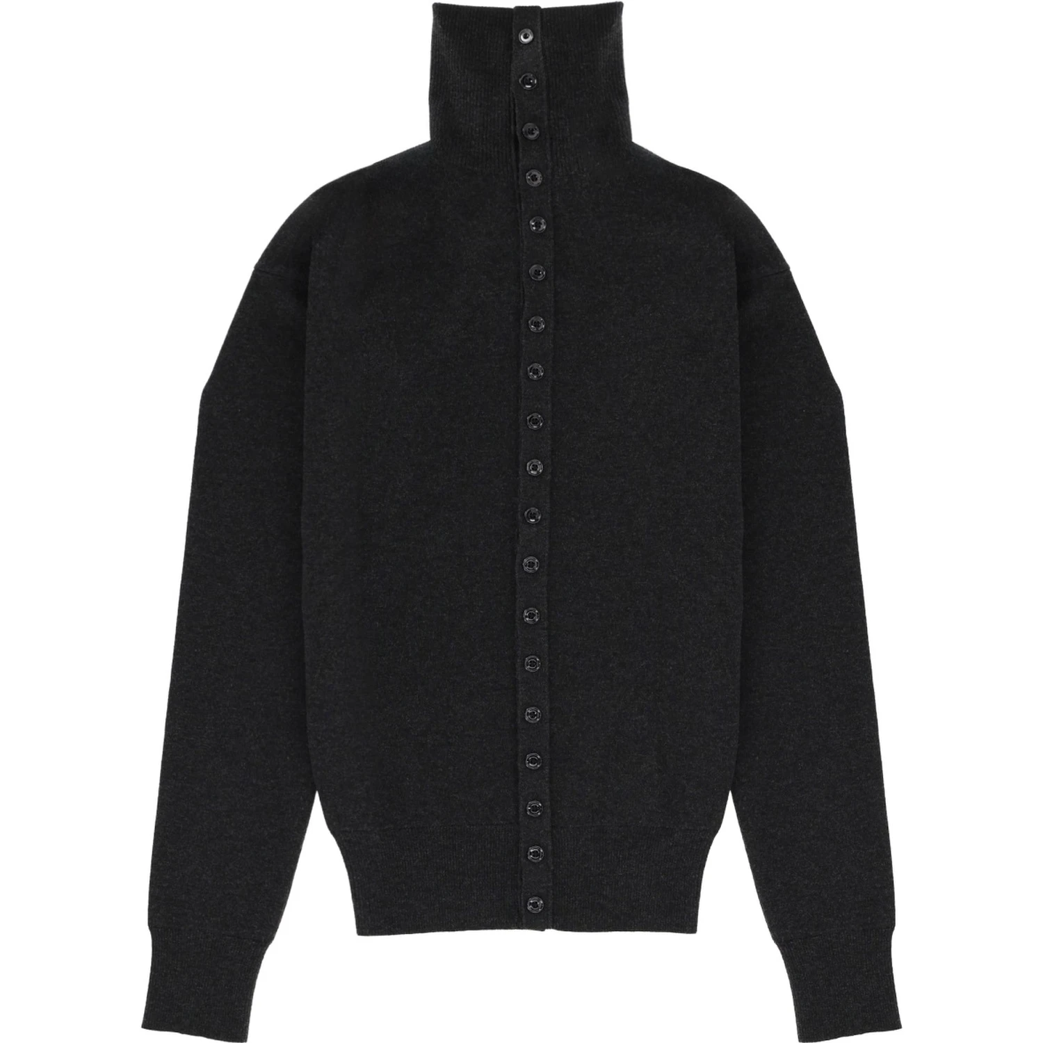 HIGH COLLAR CARDIGAN