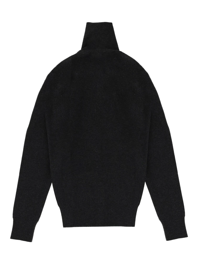 HIGH COLLAR CARDIGAN