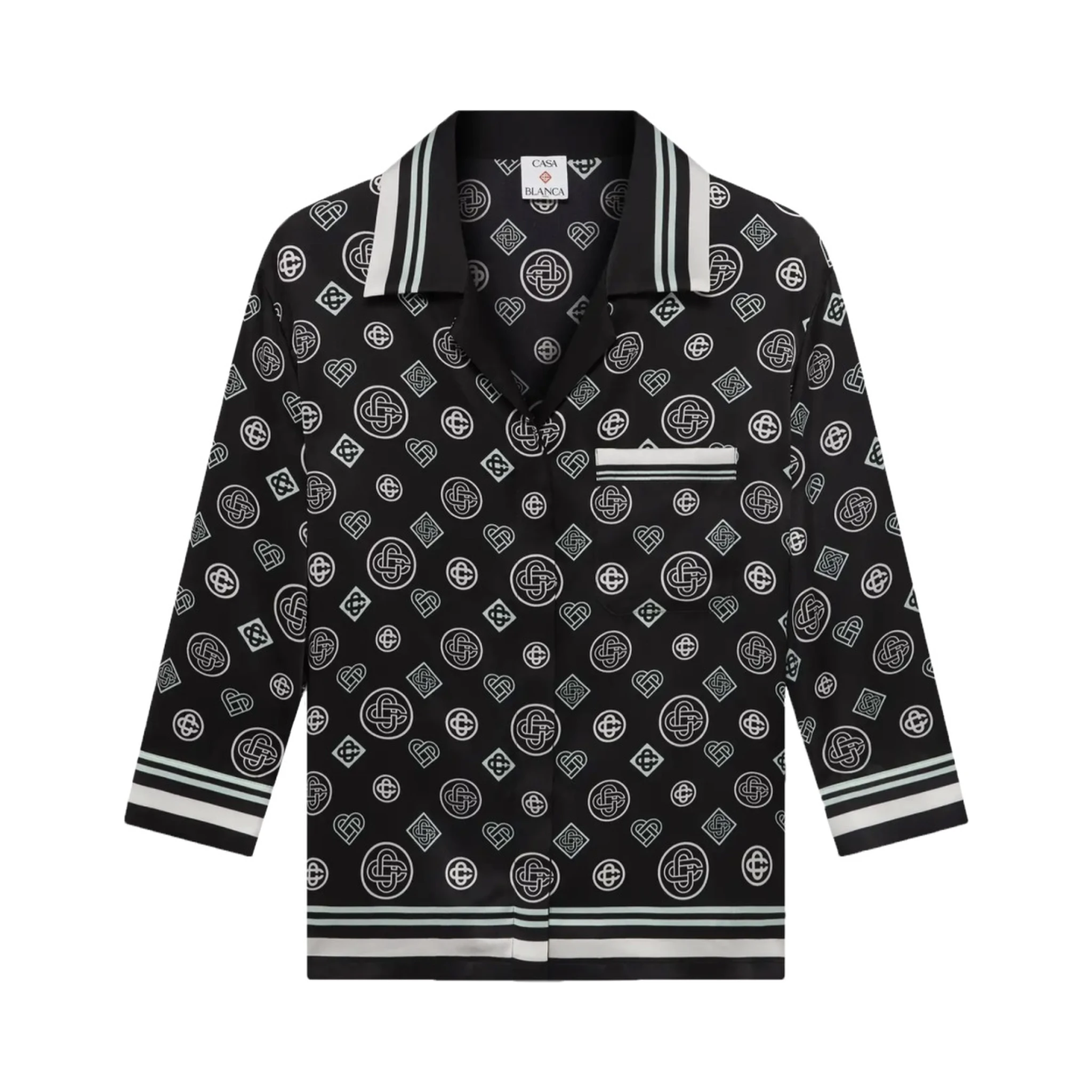 "MONOGRAM" PAJAMA SHIRT