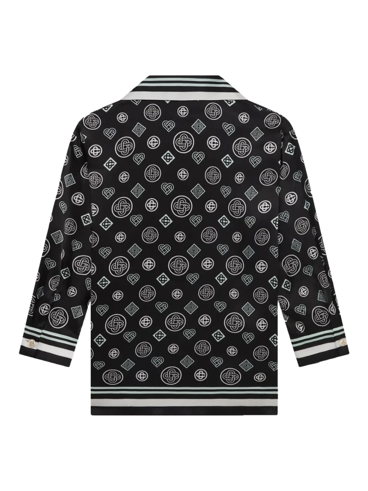 "MONOGRAM" PAJAMA SHIRT alternative