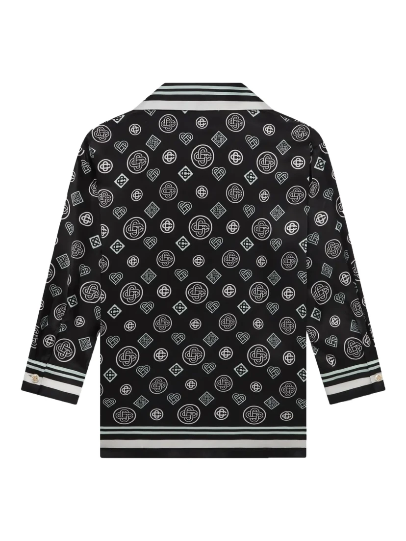 "MONOGRAM" PAJAMA SHIRT
