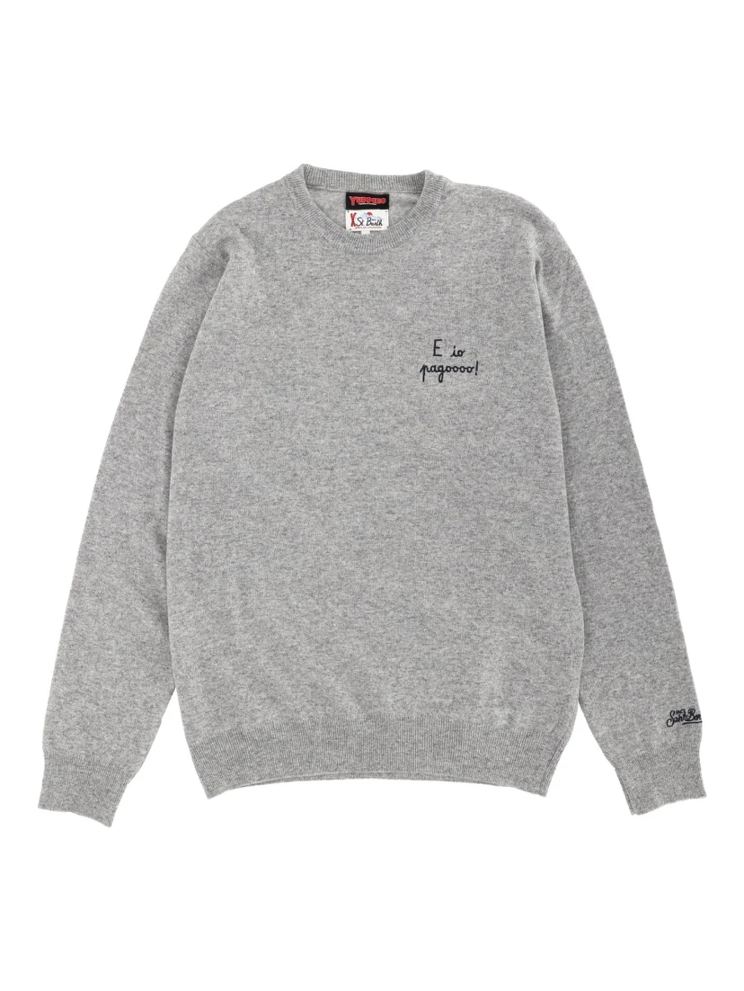 SWEATER WITH EMBROIDERY
