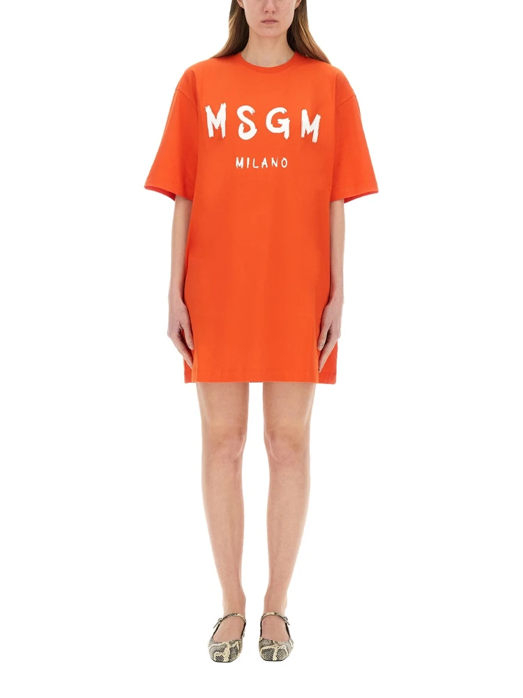 SHORT DRESS WITH LOGO