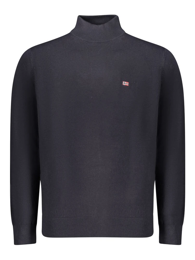 Blue Wool Men's Sweater