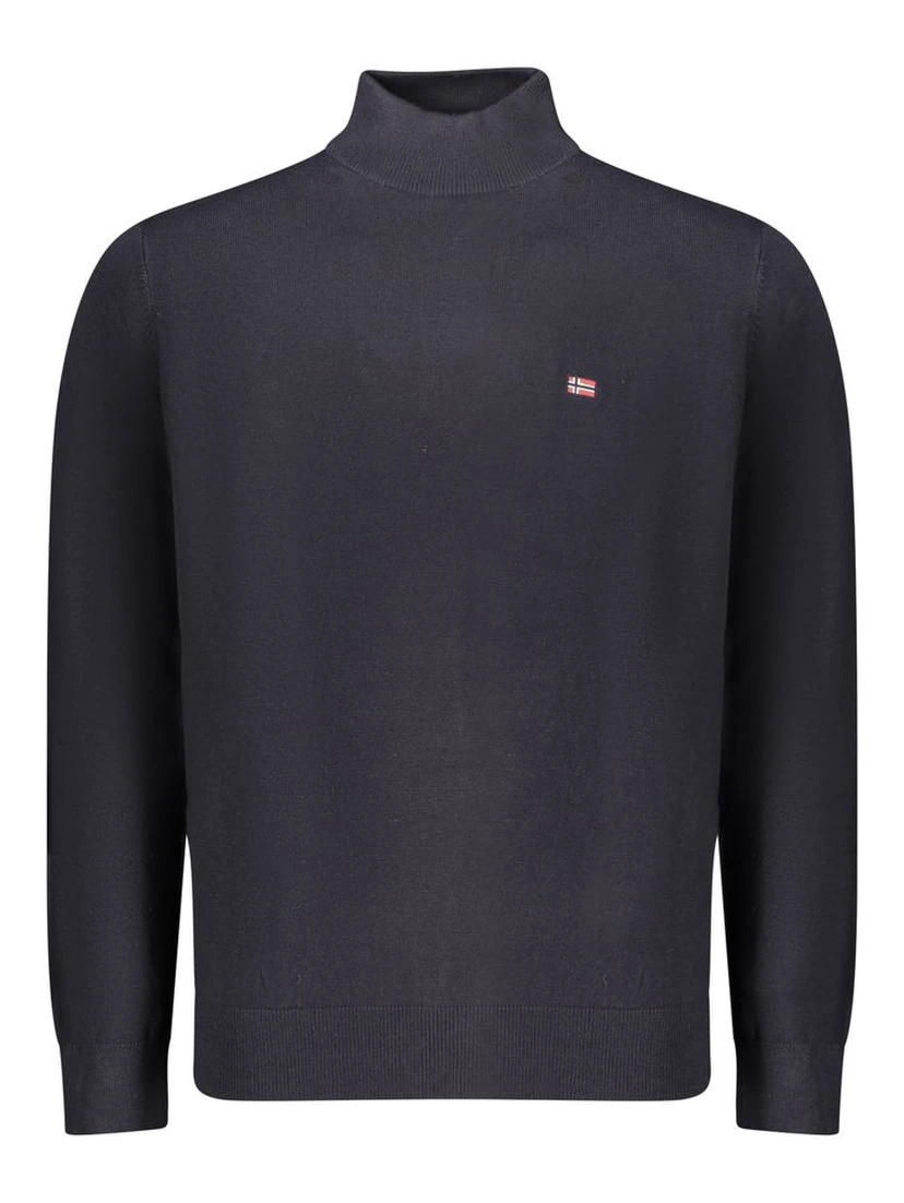 Blue Wool Men's Sweater