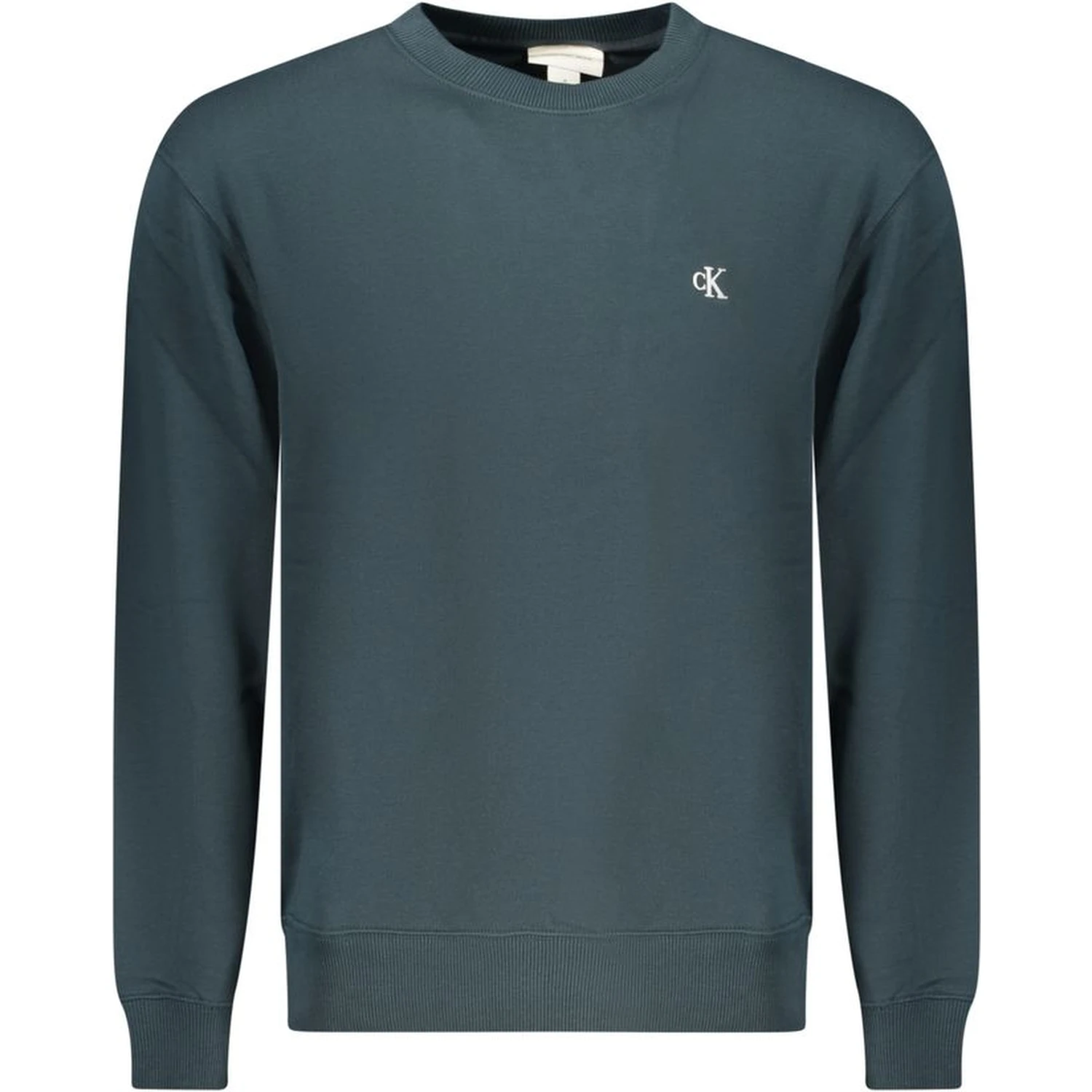 Blue Cotton Men Sweatshirt