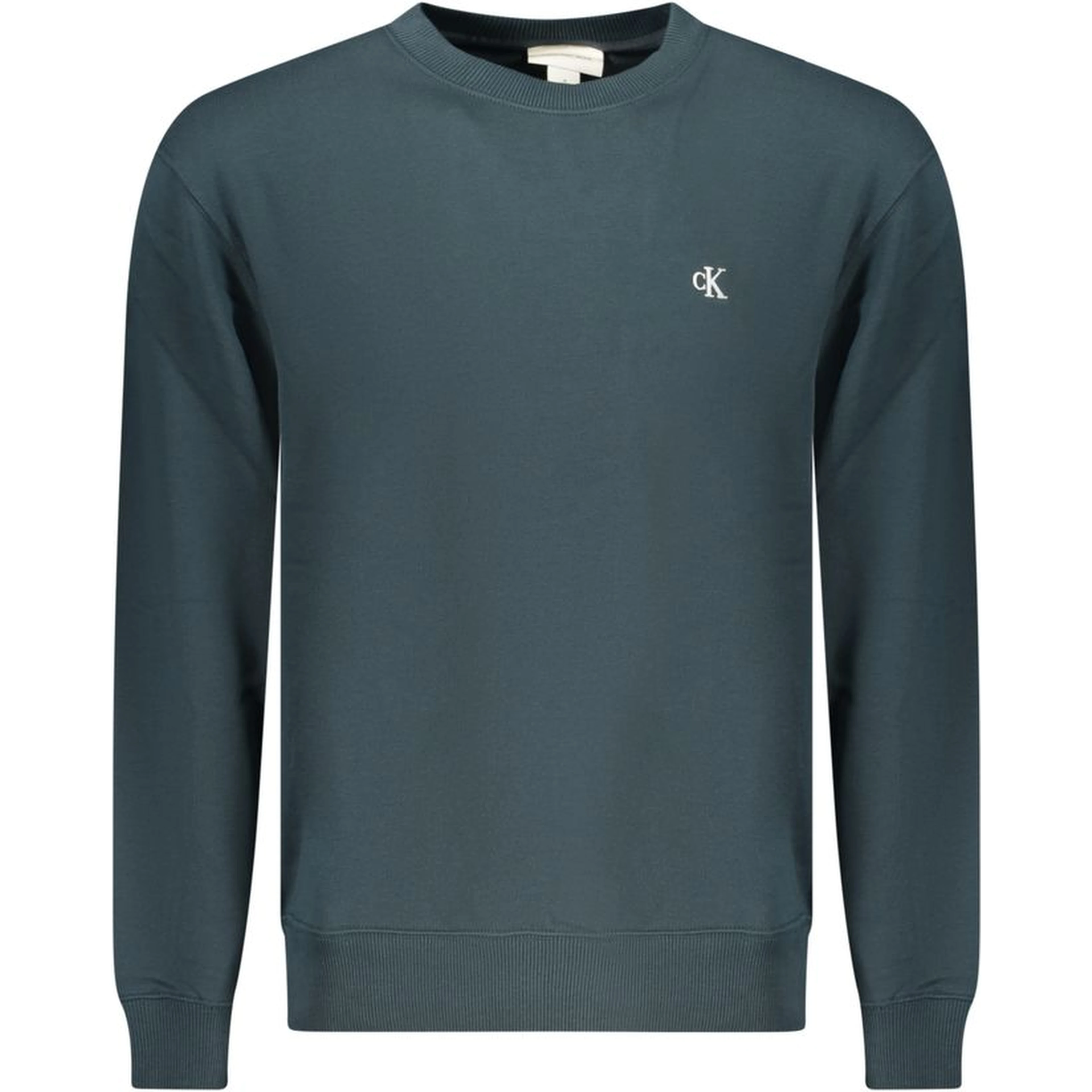 Blue Cotton Men Sweatshirt