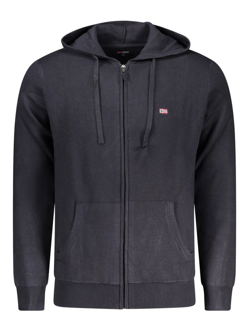 Blu Poliestere Men Cardigan