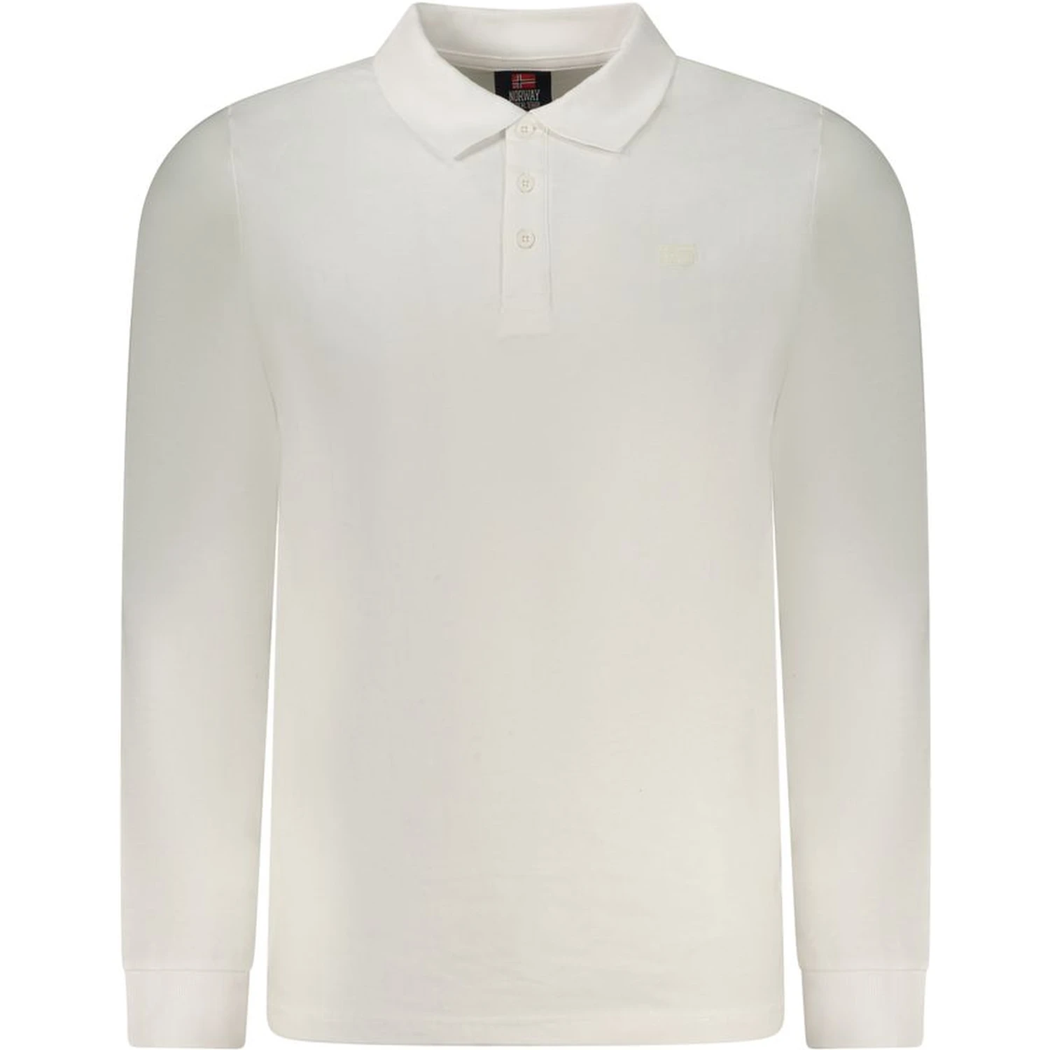 White Cotton Men Polo Shirt