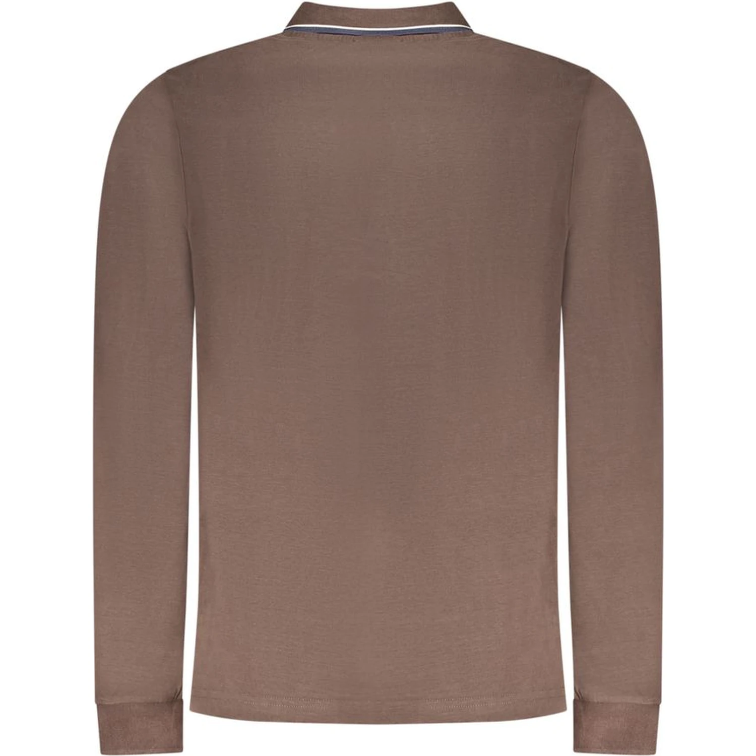 Marrone Cotton Men Polo-Shirt