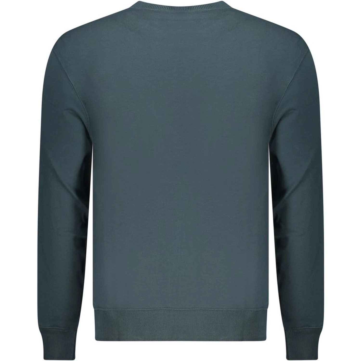 Blue Cotton Men Sweatshirt