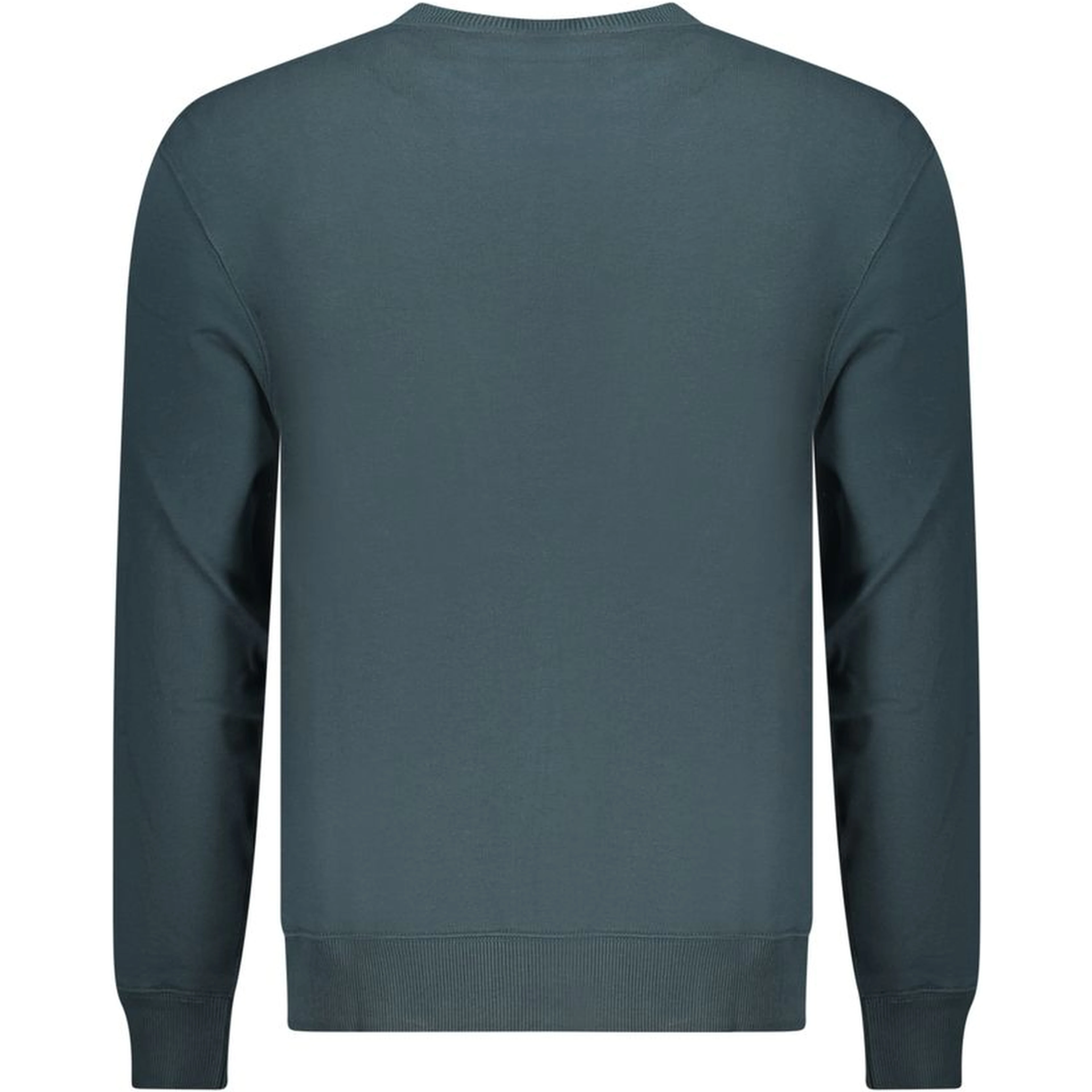 Blue Cotton Men Sweatshirt