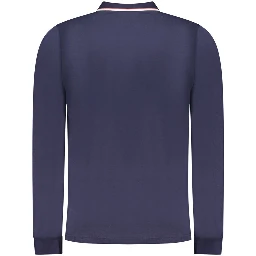 Blu Cotton Mens Polo Shirt