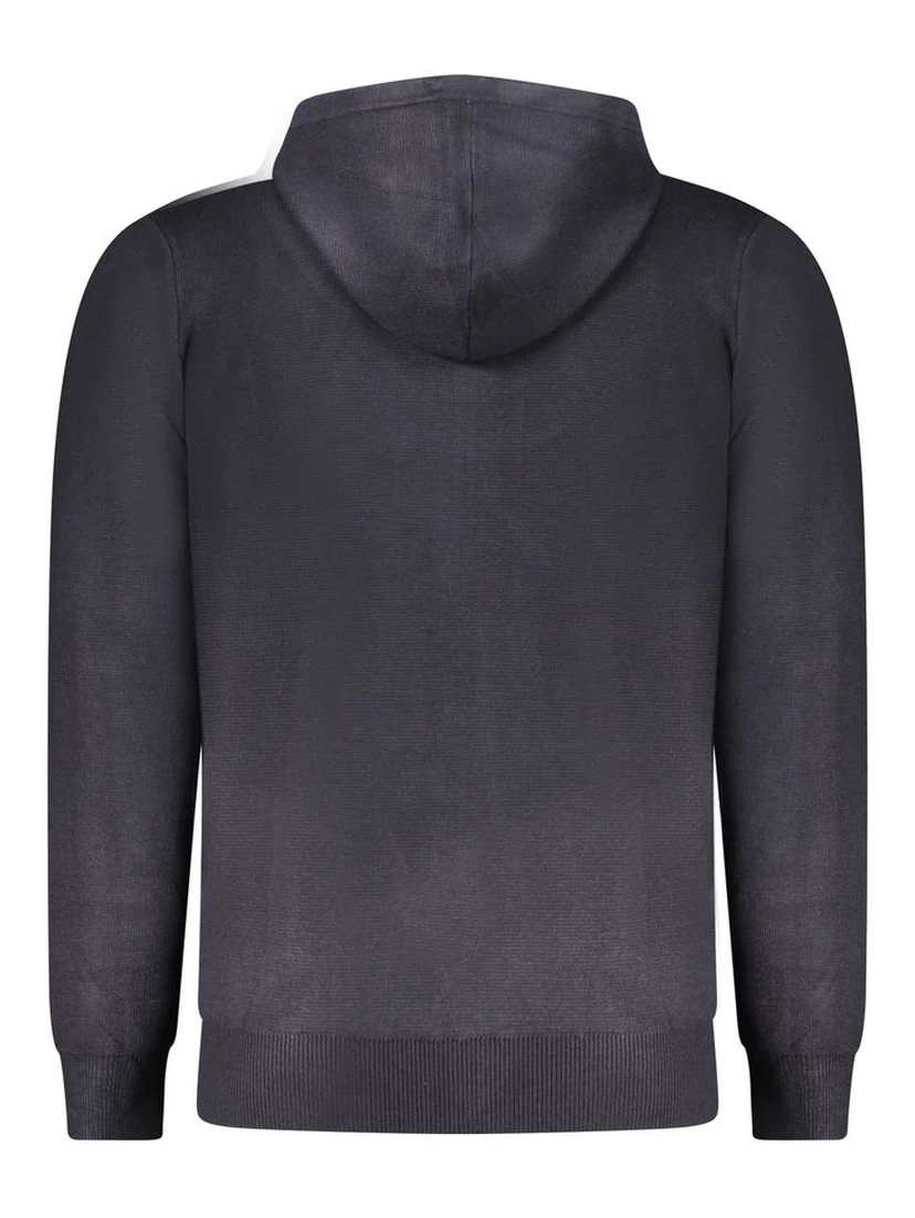 Blu Poliestere Men Cardigan