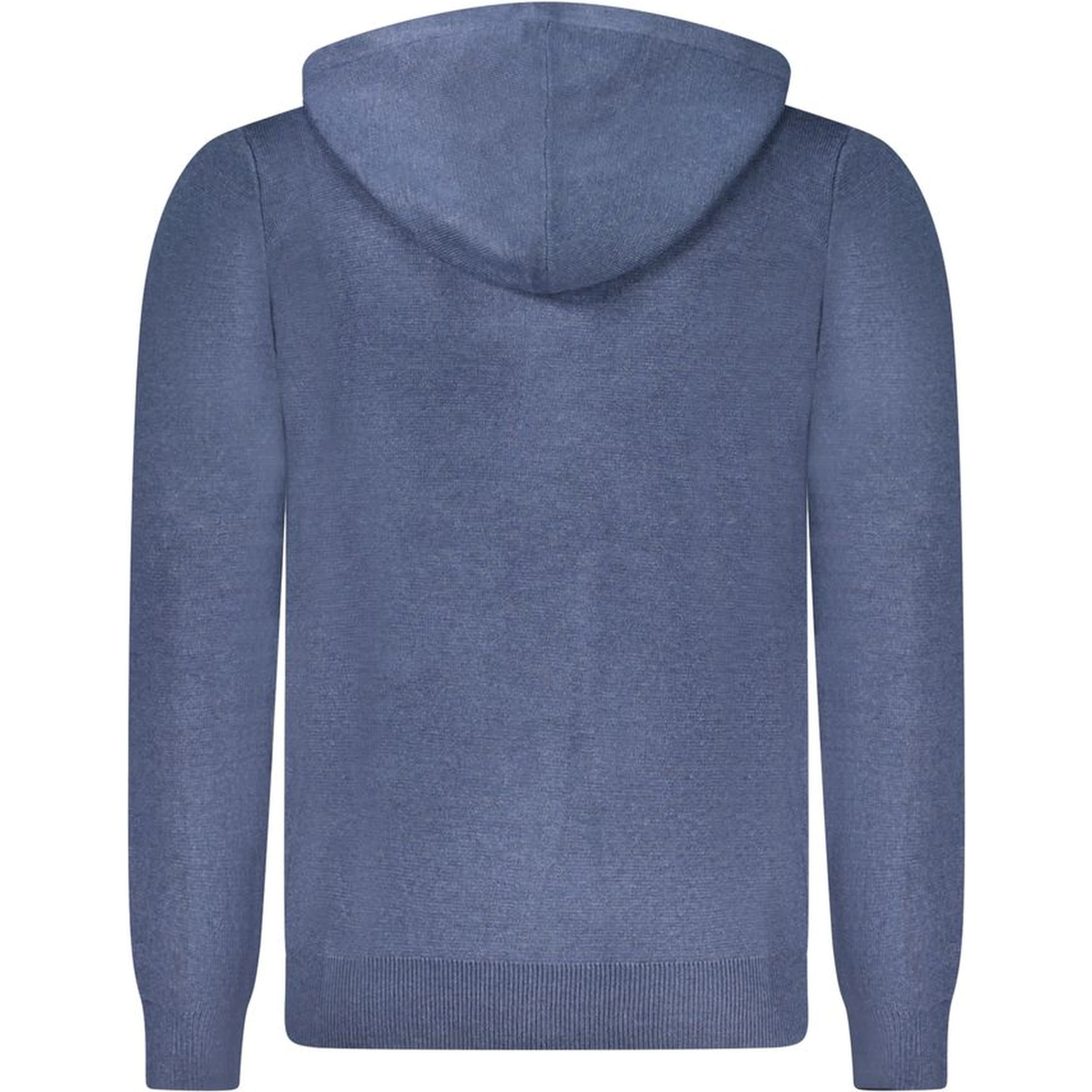 Blu Poliammide Male Cardigan